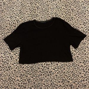Recycled Black Polo Ralph Lauren Baby Tee